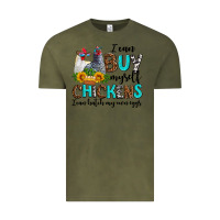 Vintage Olive i can buy myself chickens i can hatch my own eggs Vintage Tee - AdoDesignShop