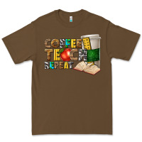 Cacao coffee teach repeat Premium Tee - texasbilliewilder