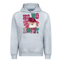 Ho Ho Howdy Santa Pink Christmas Urban Hoodie | Teevron
