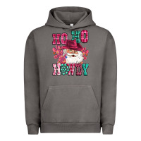 Pigment Tornado ho ho howdy santa pink christmas Urban Hoodie - CowGirlArtShop