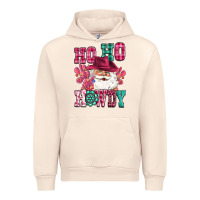 Sandshell ho ho howdy santa pink christmas Urban Hoodie - CowGirlArtShop