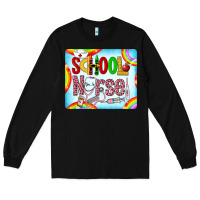 Black Western School Nurse Long Sleeve Tee - LillyAllenDesigns