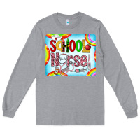 Heather Grey Western School Nurse Long Sleeve Tee - LillyAllenDesigns