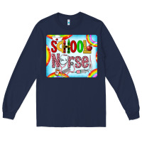 Navy Western School Nurse Long Sleeve Tee - LillyAllenDesigns