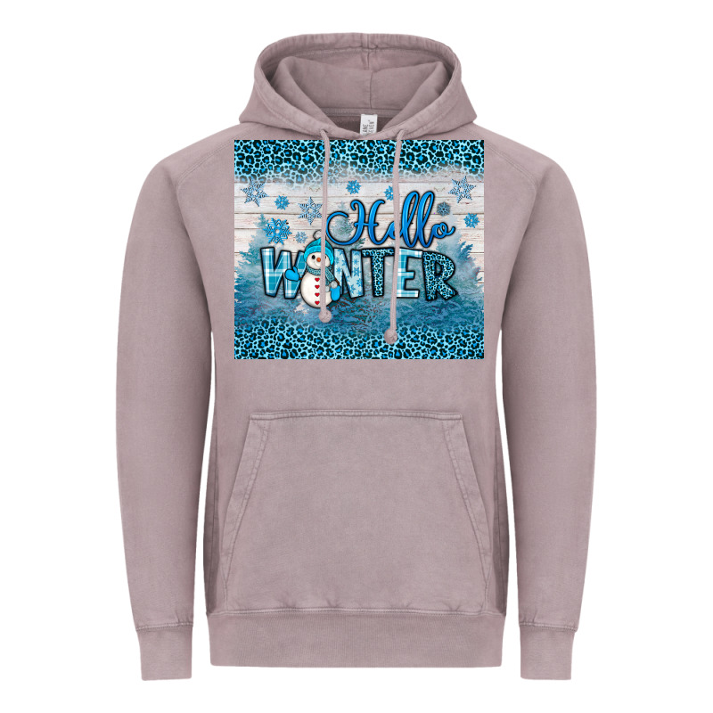 Hello Winter Vintage Hoodie by JahusDesignShop | Teevron