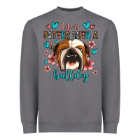 Storm life is better with a bulldog Heavyweight Sweatshirt - Jasminsmagicworld