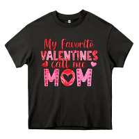 Asphalt my favorite valentine call me mom Heavy Core Tee - texasbilliewilder