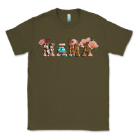 Army Green western mama pink roses Mother's Day Classic Tee - LillyAllenDesigns