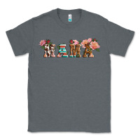 Charcoal Heather western mama pink roses Mother's Day Classic Tee - LillyAllenDesigns
