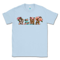 Dusty Blue western mama pink roses Mother's Day Classic Tee - LillyAllenDesigns