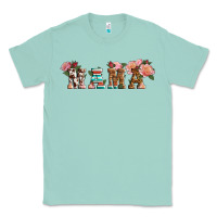 Seafoam western mama pink roses Mother's Day Classic Tee - LillyAllenDesigns
