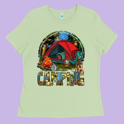 Ladies Tee camping
