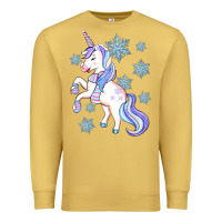 Antique Gold Winter unicorn Premium Sweatshirt - Artiststas