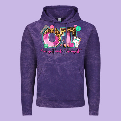 Ot Occupational Therapist Vintage Hoodie Designed By Adodesignshop
