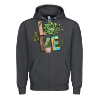 Smoke plant love Zipper Hoodie - NancyCooperArtShop
