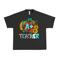 Pigment Black a+ teacher apple Urban Heavy Tee - BundleAndBundleShop