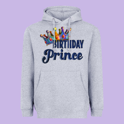 Birthday Prince Heavyweight Hoodie Designed By Artiststas