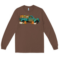 Chestnut pumpkin farm truck no background Long Sleeve Tee - Jasminsmagicworld