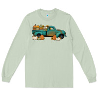 Matcha pumpkin farm truck no background Long Sleeve Tee - Jasminsmagicworld