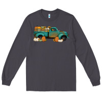 Smoke pumpkin farm truck no background Long Sleeve Tee - Jasminsmagicworld
