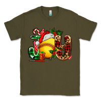 Army Green joy with softball Classic Tee - AdoDesignShop