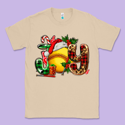 Joy With Softball Classic Tee Designed By Adodesignshop