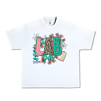 White lab tech Urban Heavy Tee - AdoDesignShop