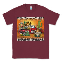 Burgundy western gnome truck Classic Tee - BarkalooDesign