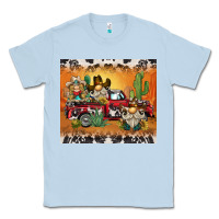 Dusty Blue western gnome truck Classic Tee - BarkalooDesign