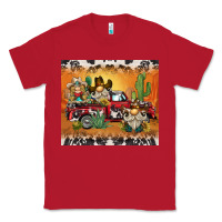 Red western gnome truck Classic Tee - BarkalooDesign