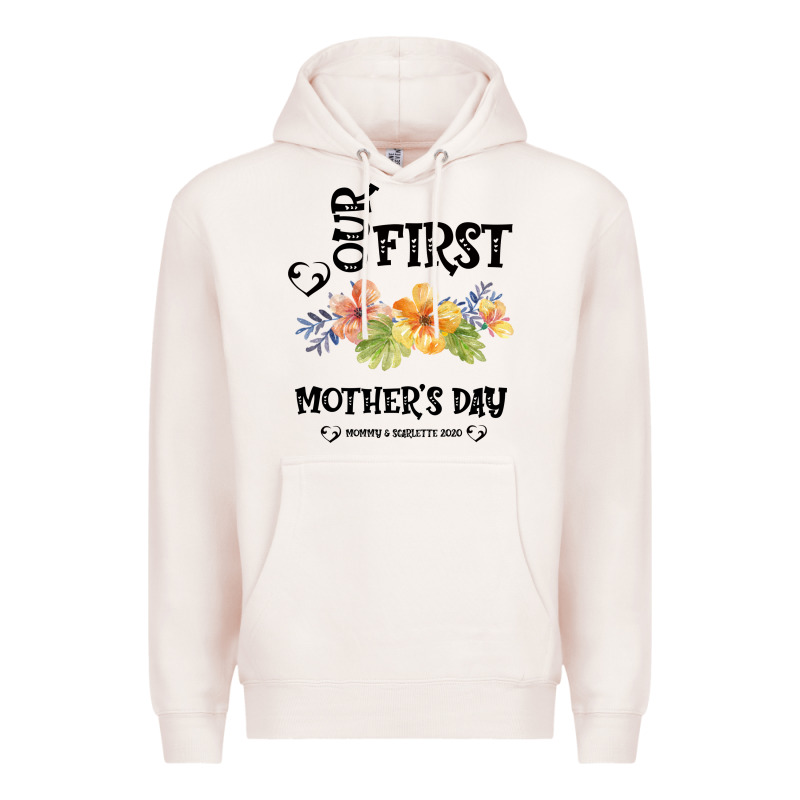Our Fırst Mother's Day Mommy & Scarlette 2020 Premium Hoodie by Bettercallsaul | Teevron