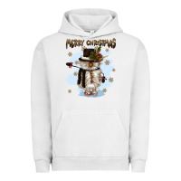 Pigment Lunar Rock merry christmas snowman Urban Hoodie - CowGirlArtShop