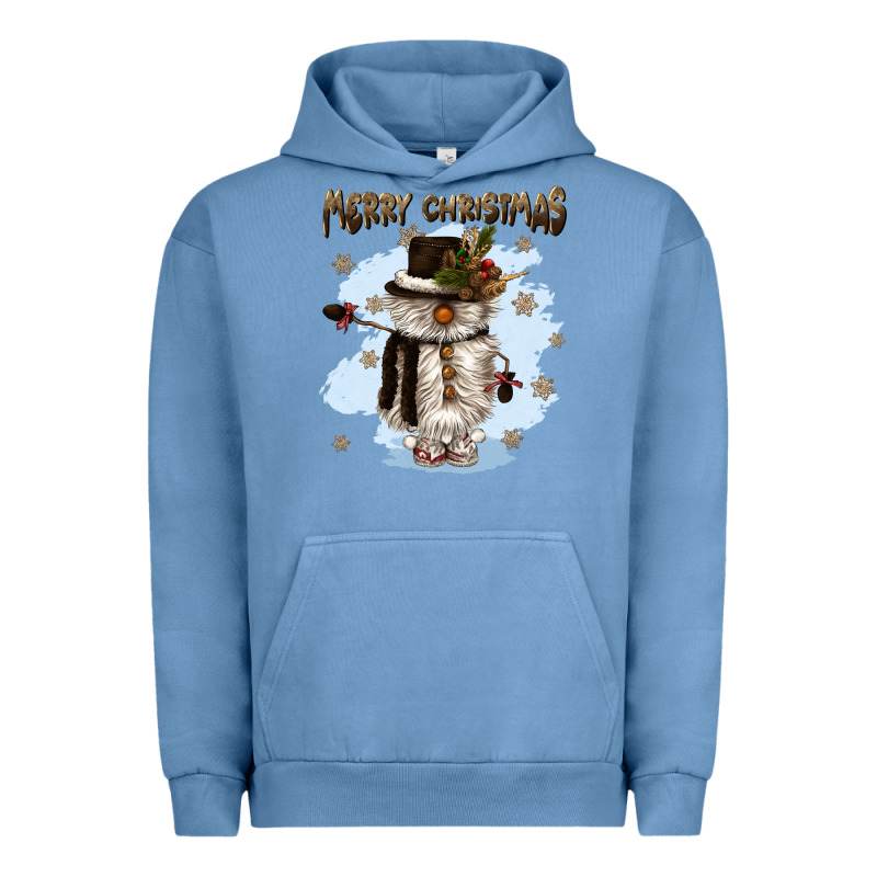 Merry Christmas Snowman Urban Hoodie by CowGirlArtShop | Teevron