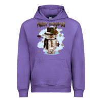 Tulip merry christmas snowman Urban Hoodie - CowGirlArtShop