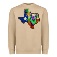 Mushroom texas map halloween Heavyweight Sweatshirt - JahusDesignShop