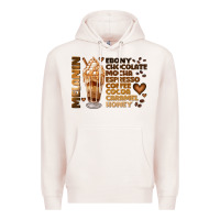 Pale Pink melanin coffee Premium Hoodie - JahusDesignShop