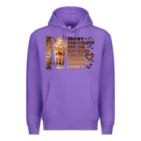 Purple melanin coffee Premium Hoodie - JahusDesignShop