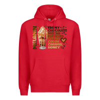 Red melanin coffee Premium Hoodie - JahusDesignShop