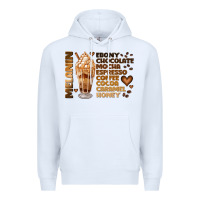 White melanin coffee Premium Hoodie - JahusDesignShop