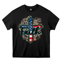 Black faith usa Heavy Core Tee - Zillion Design Studio