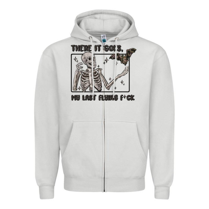 There It Goes My Last Flying Fck Zipper Hoodie by MaliasSmallBusiness | Teevron