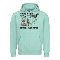 Seafoam there it goes my last flying fck Zipper Hoodie - MaliasSmallBusiness