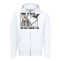 White there it goes my last flying fck Zipper Hoodie - MaliasSmallBusiness