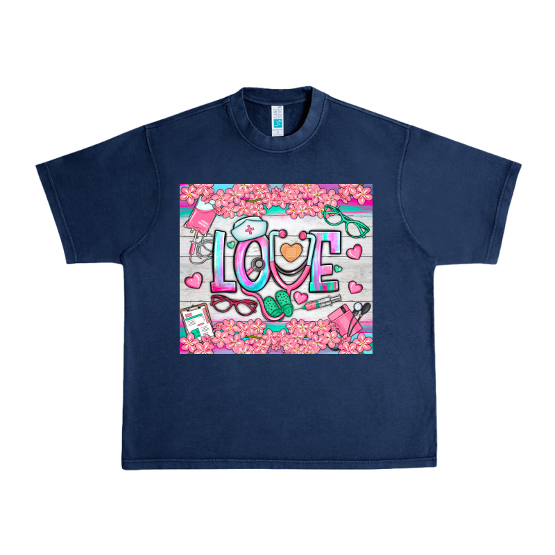 Watercolor Love Nurse Tumbler Urban Heavy Tee by BundleAndBundleShop | Teevron