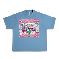 Pebble Blue watercolor love nurse tumbler Urban Heavy Tee - BundleAndBundleShop