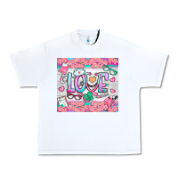 White watercolor love nurse tumbler Urban Heavy Tee - BundleAndBundleShop