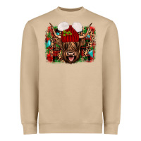 Mushroom highland cow christmas Heavyweight Sweatshirt - JahusDesignShop