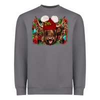 Storm highland cow christmas Heavyweight Sweatshirt - JahusDesignShop