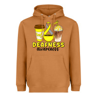 Meerkat deafness awareness coffee cups Heavyweight Hoodie - Artiststas