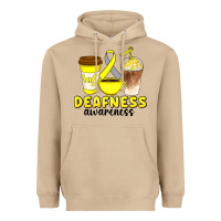 Mushroom deafness awareness coffee cups Heavyweight Hoodie - Artiststas